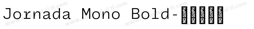 Jornada Mono Bold字体转换